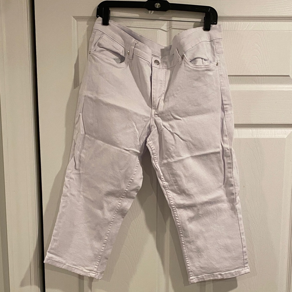 VENUS White Cropped Jeans